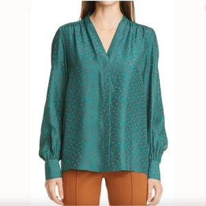 LAFAYETTE 148 Clementine Silk Blouse